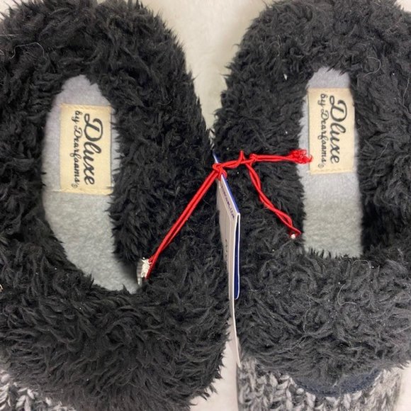 Dluxe by Dearfoams No Sweat Comfort Memory Foam Slippers, size‎ 5/6 - Picture 7 of 9